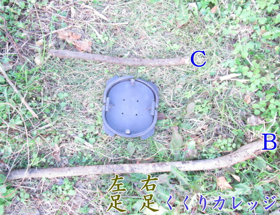 はしご式の配置