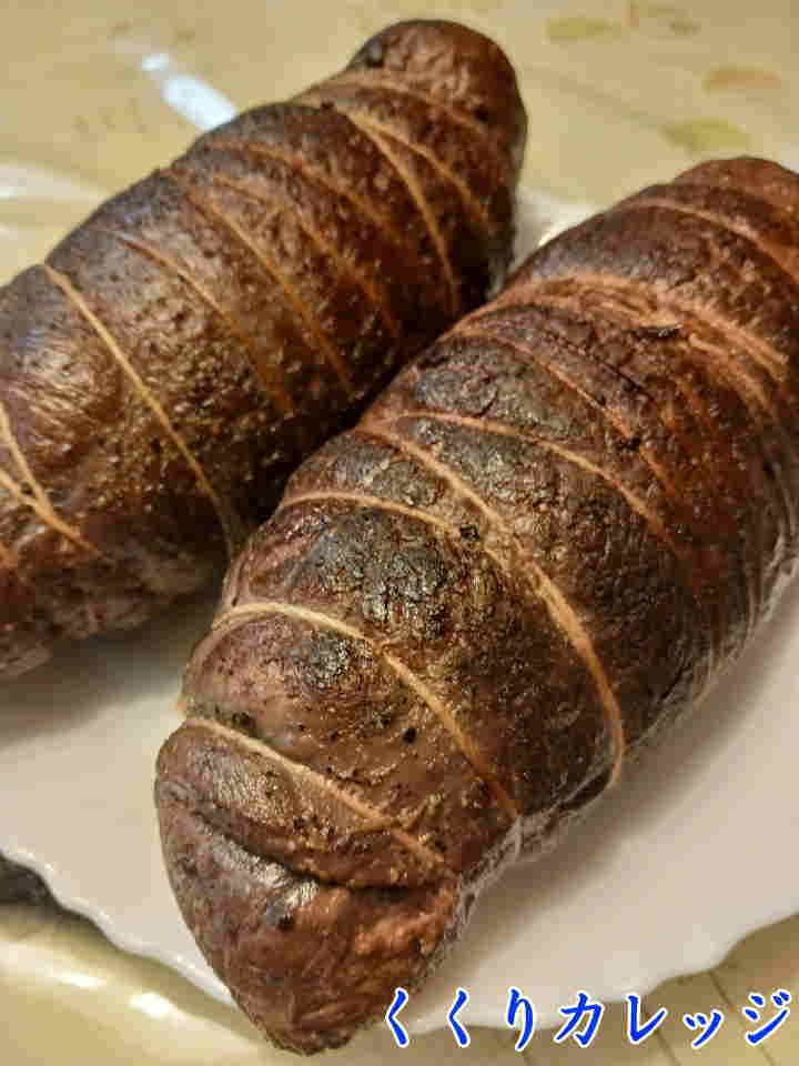 肉に焼きを入れる